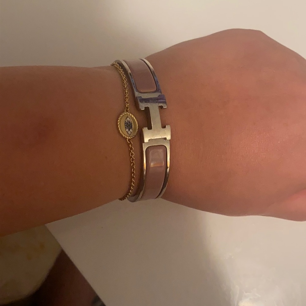 Authentic enamel Hermès bracelet